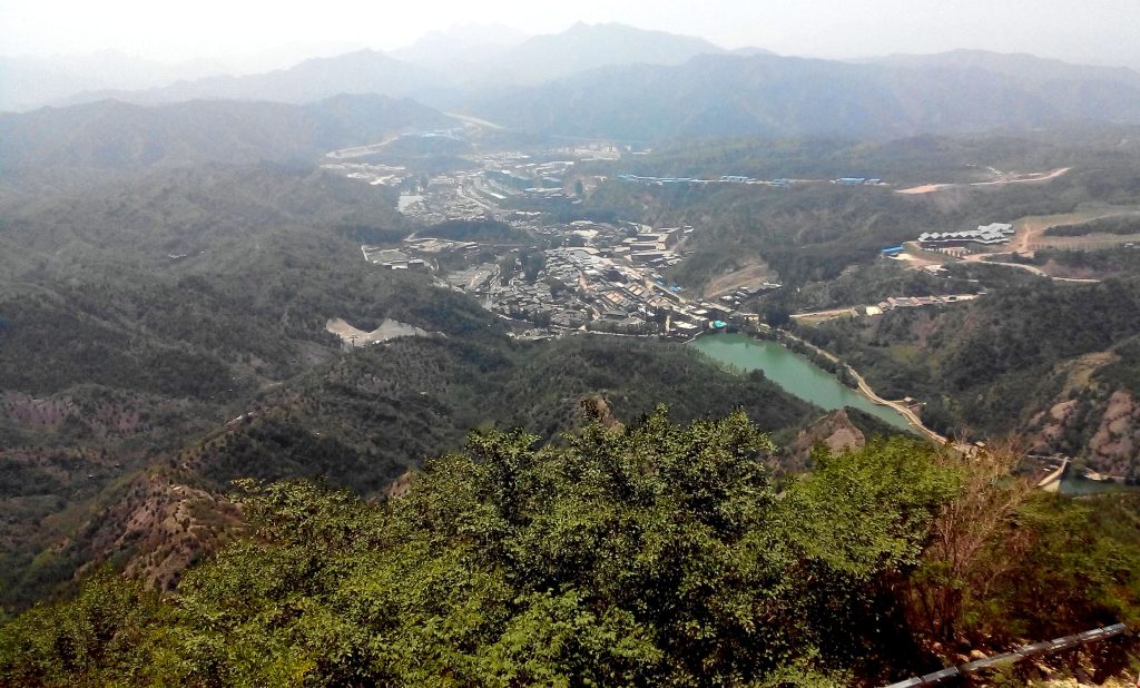 View of Gubei Water Town from the Simatai Great Wall