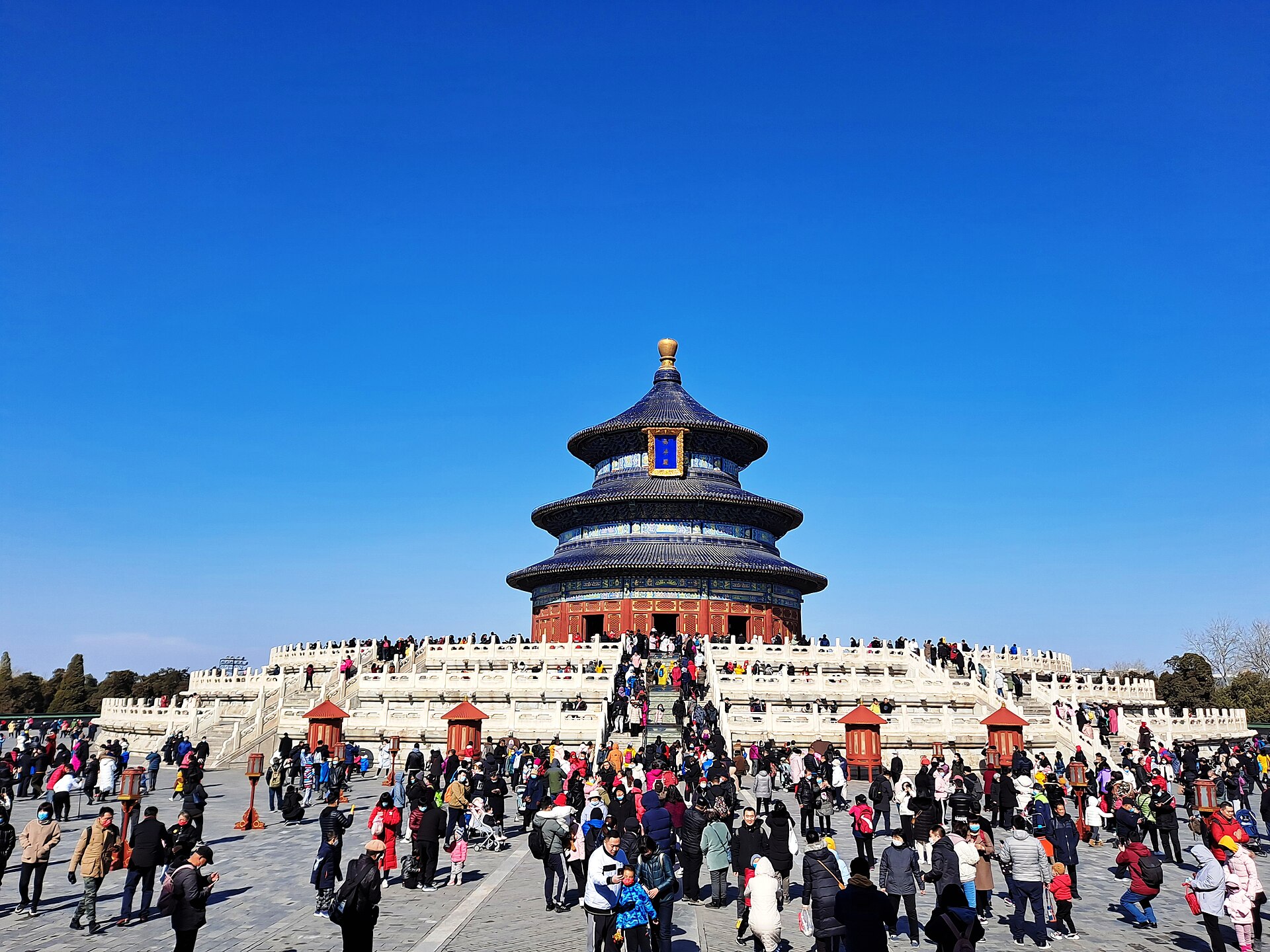The Hall of Prayer for Good Harvests at the Temple of Heaven in Beijing.