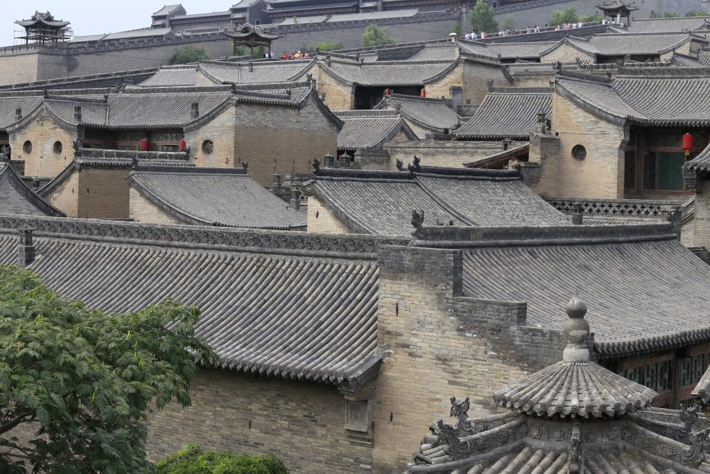Courtyards inside the Wang Family Compound in Shanxi