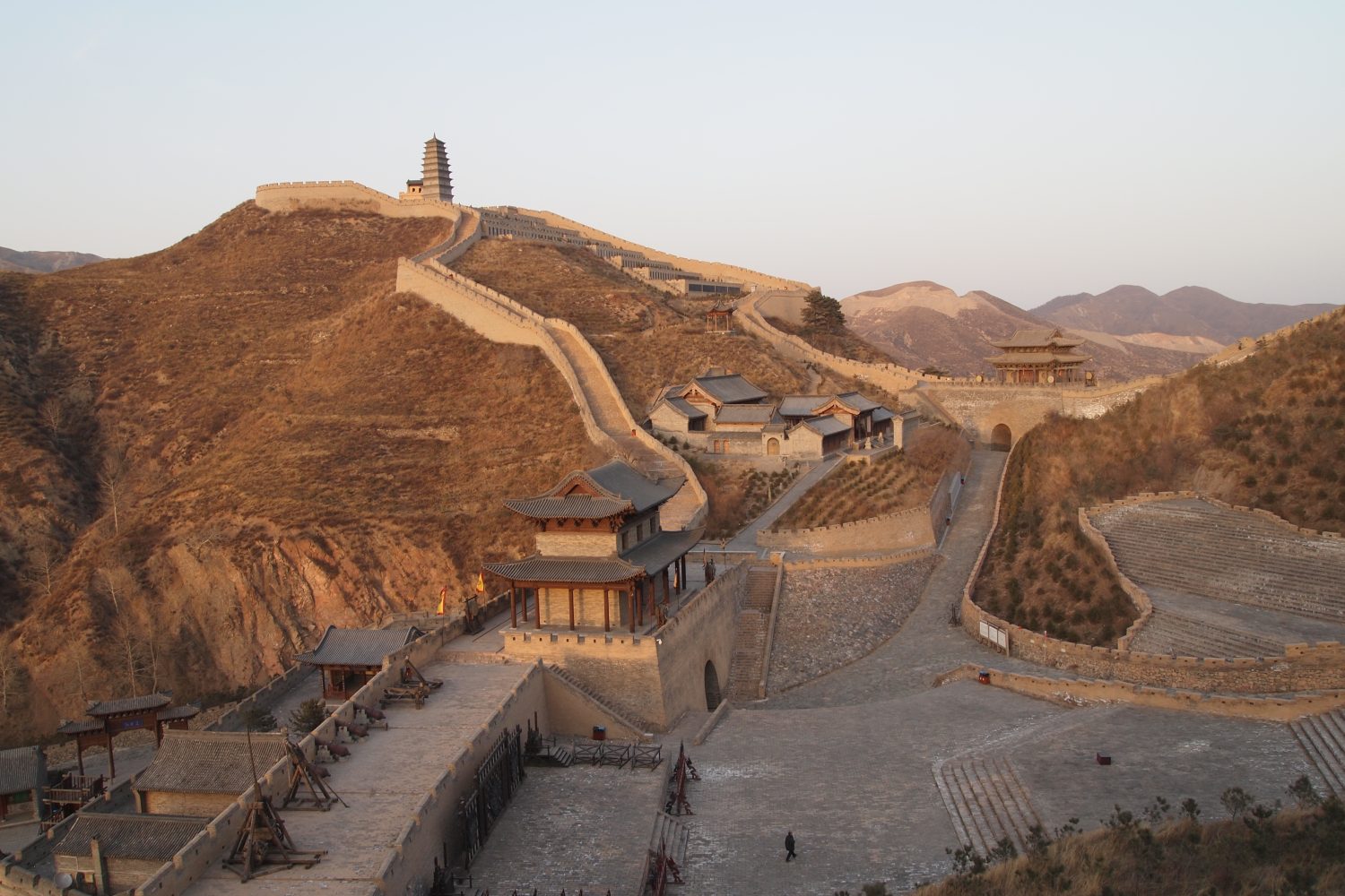 Historic fortifications at Yanmen Pass in Shanxi