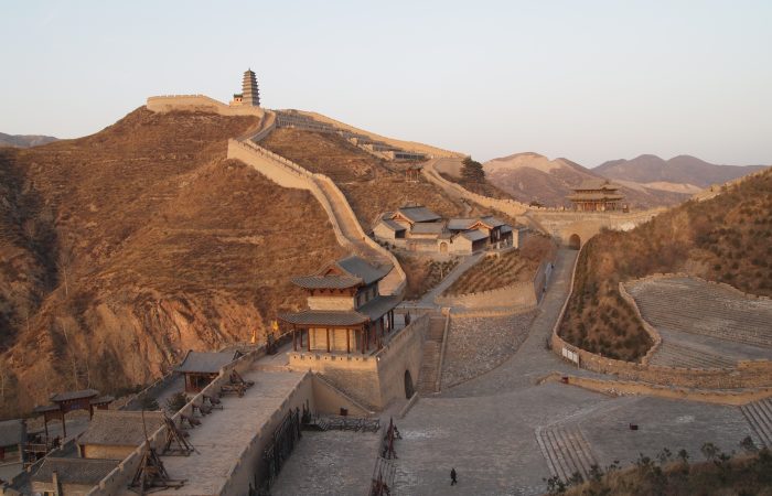 Historic fortifications at Yanmen Pass in Shanxi