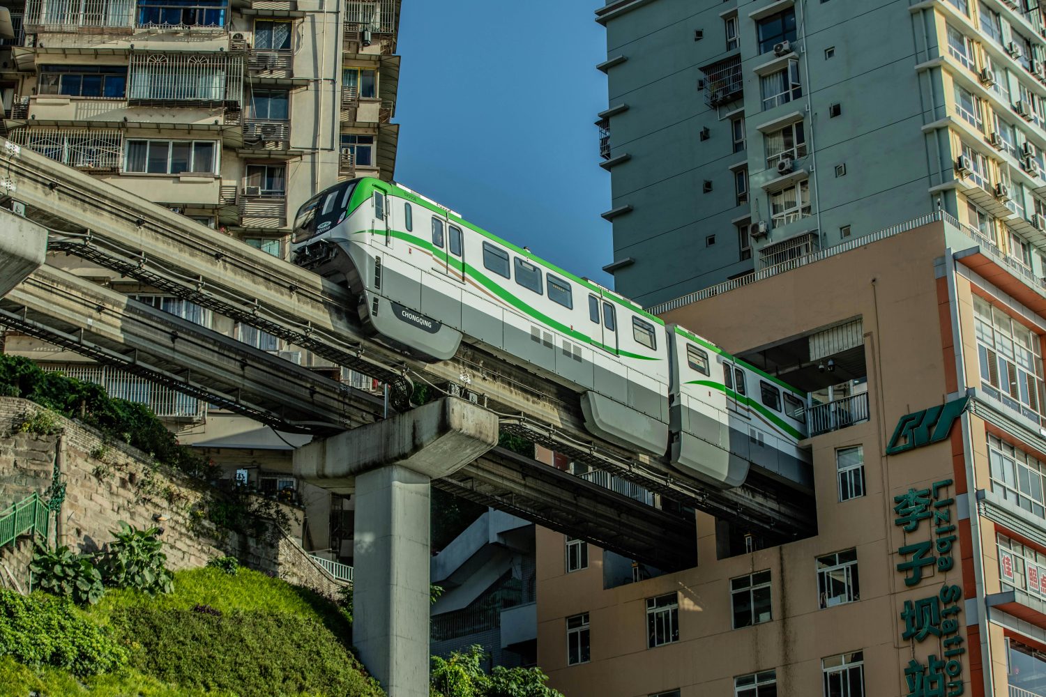 Liziba Monorail, Chongqing