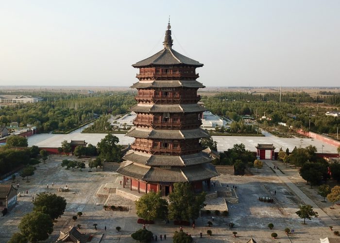 Yingxian Wooden Pagoda against sky