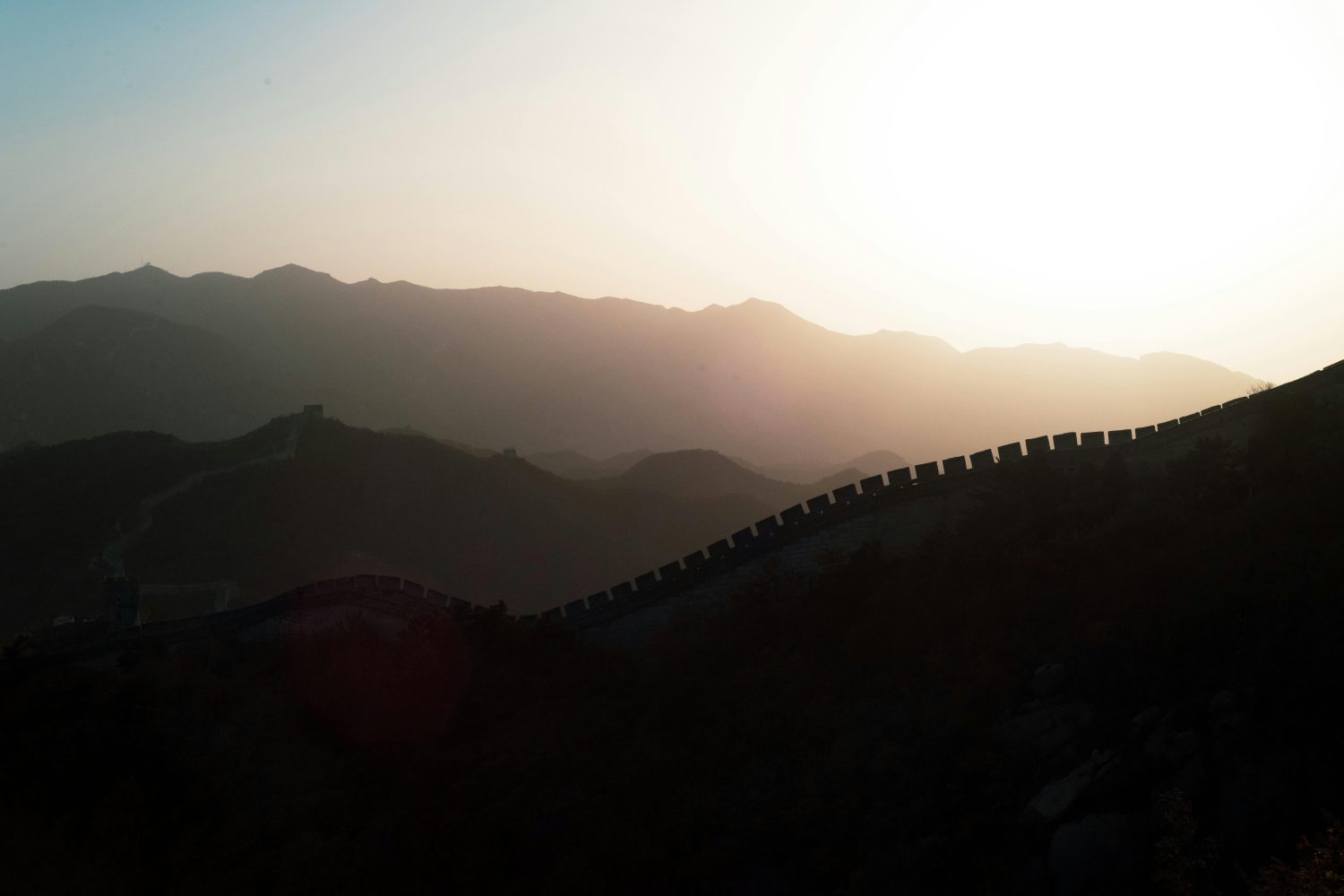 Simatai Great Wall at Night