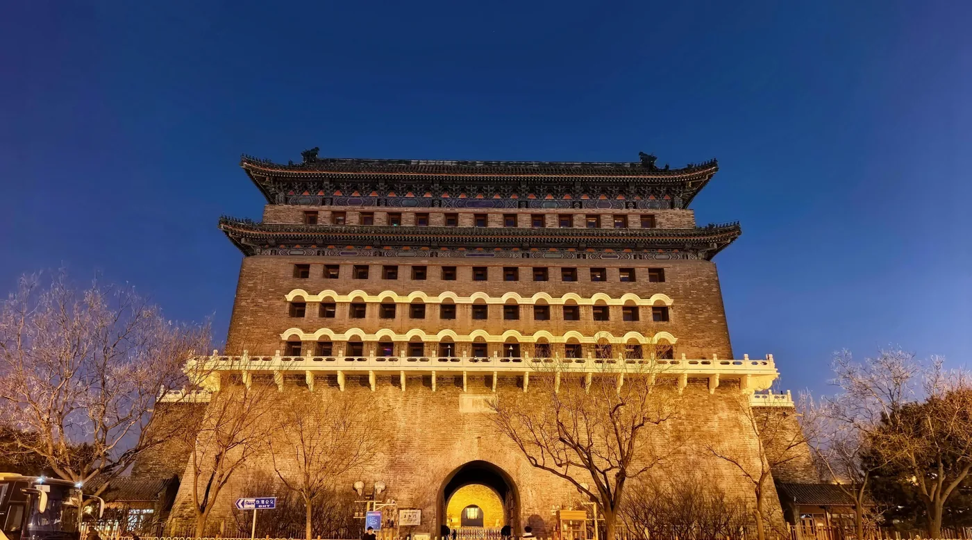 Qianmen pedestrian street in Beijing